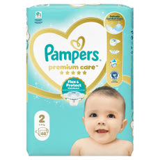 Pampers Premium Care pelenka 4-8 kg, méret: 2 - 68 db kisképe