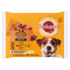 Pedigree Bonus Pack alutálas teljes értékű állateledel felnőtt kutyák számára - 4 x 100 g kisképe