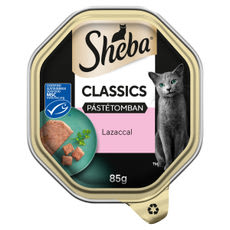 Sheba Classics teljes értékű nedves eledel felnőtt macskáknak lazaccal - 85 g kisképe