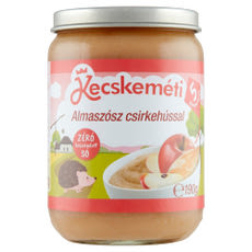 Kecskeméti bébiétel almapürével és csirkehússal 5 hónapos kortól - 190 g kisképe