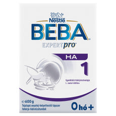 Beba Expertpro HA 1 tejalapú anyatej-helyettesítő tápszer fehérje-hidrolizátumból 0 hónapos kortól - 600 g kisképe