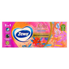 Zewa Softis Energizing Moments illatosított papír zsebkendő 4 rétegű 10 x 9 db - 90 db kisképe