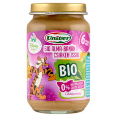 Univer Bébiétel Almaszósz Banán Csirkehús Ízesítéssel 6 Hónapos Kortól - 163 g kisképe