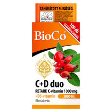 BioCo C+D duo 2000 NE étrend-kiegészítő filmtabletta - 100 db kisképe