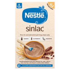 Nestlé Sinlac Neutral rizs-és szentjánoskenyérmag alapú pép 6 hónapos kortól - 650 g kisképe