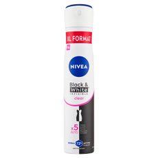 Nivea deo black & white invisible clear - 200 ml kisképe