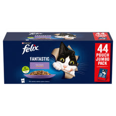 Felix Fantastic vegyes eledel macskáknak 44x85 g - 3740 g kisképe