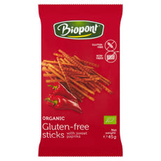 Biopont bio gluténmentes paprikás sóspálcika - 45 g kisképe