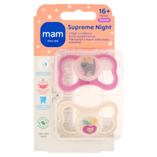 MAM Supreme Night szilikon alvócumi 16 hónapos kortól - 2 db kisképe