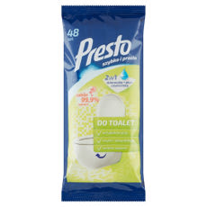 Presto Hygiene Pro antibakteriális nedves törlőkendő - 48 db kisképe