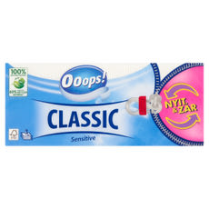 OOOPS! Sensitive papírzsebkendő 3 rétegű - 90 db kisképe