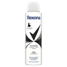 Rexona Invisible Black and White Clothes deo spray - 150 ml kisképe
