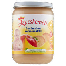Kecskeméti bébiétel banán - alma kétszersült ízesítéssel 4 hónapos kortól - 190 g kisképe