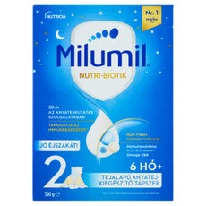 Milumil Jó éjszakát! 2 anyatej-kiegészítő tápszer 6-9 hónapos kortól - 500 g kisképe