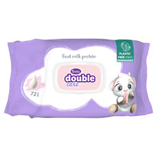 Violeta Double Care hidratáló törlőkendők kecsketej kivonattal - 72 db kisképe
