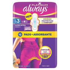 Always Platinum Day & Night egészségügyi betét - 12 db kisképe