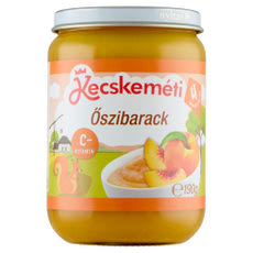 Kecskeméti bébiétel őszibarackkal 4 hónapos kortól - 190 g kisképe