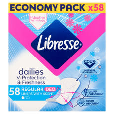 Libresse Normal Deo Fresh tisztasági betét - 58 db kisképe