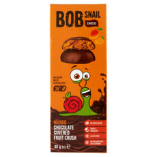 Bob Snail gyümölcs snack tejcsokoládéval és mangóval - 30 g kisképe