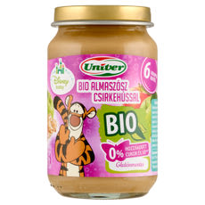 Univer Bébiétel Almaszósz Csirkehús Ízesítéssel 6 Hónapos Kortól - 163 g kisképe
