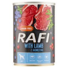Rafi állateledel kutyáknak bárányhússal - 400 g kisképe