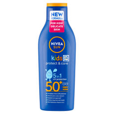 Nivea Sun Kids hidratáló naptej FF50+ - 200 ml kisképe