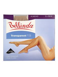 Bellinda Transparent 15 Den Almond S Harisnya - 1 db kisképe
