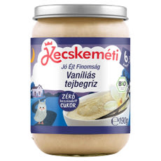 Kecskeméti Bio tejbegríz vanília ízzel 6 hónapos kortól - 190 g kisképe