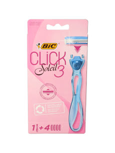 BIC Soleil Click3 3 pengés borotvakészülék + 4 db betét - 1 db kisképe