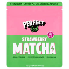 PerfecTed matcha italpor eper ízesítéssel - 75 g kisképe