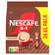 Nescafé  3in1 barna cukros kávéspecialitás 24 db - 17 g kisképe