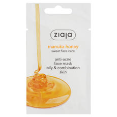 Ziaja manuka mézes pattanást eltávolító maszk zsíros bőrre - 7 ml kisképe