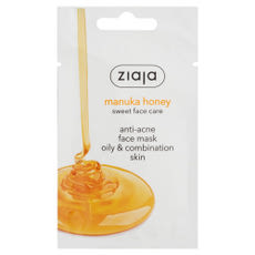 Ziaja manuka mézes pattanást eltávolító maszk zsíros bőrre - 7 ml kisképe
