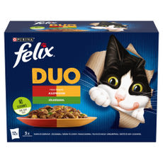 Felix Duo állateledel macskáknak házias válogatás 12x85 g - 1020 g kisképe