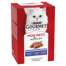 Gourmet Mon Petit állateledel macskáknak, tonhallal, lazaccal és pisztránggal 6x50 g - 300 g kisképe