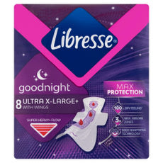 Libresse Ultra Night Extra Wing egészségügyi betét - 8 db kisképe