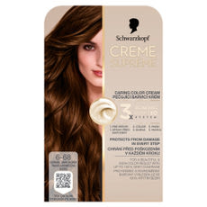 Schwarzkopf Creme Supreme tartós hajfesték 6-68 sötétszőke karamell - 1 db kisképe