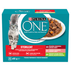 Purina One Sterilcat nedves macskaeledel válogatás 12x85 g - 1020 g kisképe