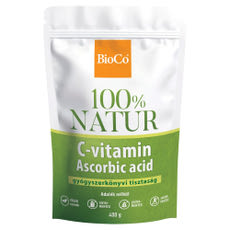 BioCo 100% NATUR C-vitamin Ascorbic acid étrend-kiegészítő por - 400 g kisképe