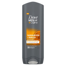 Dove Men+Care Vanilla & Sandalwood tusfürdő - 250 ml kisképe