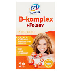 1×1 Vitamin B-komplex + folsav filmtabletta - 28 db kisképe
