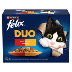 Felix Duo állateledel macskáknak házias válogatás 12x85 g - 1020 g kisképe