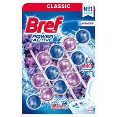 Bref Power Aktiv WC illatosító levendula illattal (3x50 g) - 150 g kisképe