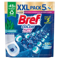 Bref Color Aktiv Eucalyptus WC illatosító 5 x 50 g - 250 g kisképe