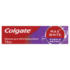 Colgate Max White Purple Reveal fogfehérítő fogkrém - 75 ml kisképe