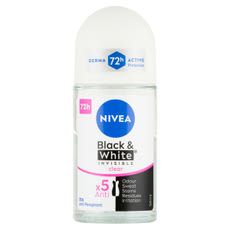 NIVEA Izzadásgátló golyós dezodor Black & White Invisible Clear - 50 ml kisképe