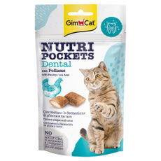 GimCat Nutri Pockets Dental falatkák - 60 g kisképe