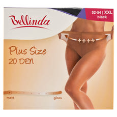 Bellinda Plus Size harisnya, fekete XXL - 1 db kisképe