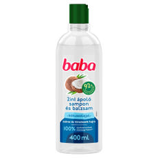 Baba 2in1 ápoló sampon és balzsam kókuszolajjal - 400 ml kisképe