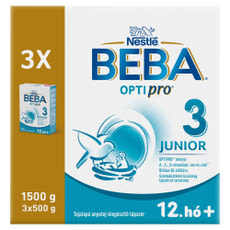 Beba Optipro 3 Junior tejalapú anyatej-kiegészítő tápszer - 1500 g kisképe